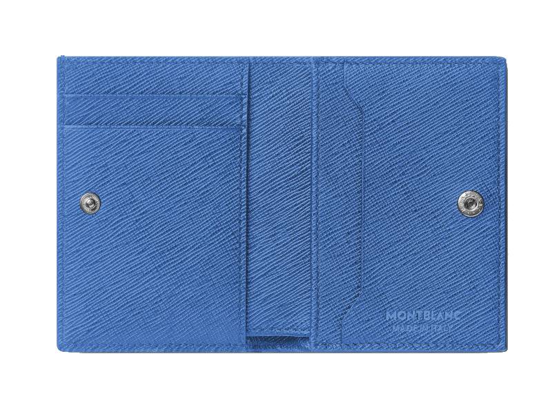 PORTAFOGLIO DONNA DUSTY BLUE CONTINENTAL NANO SARTORIAL MONTBLANC 198259